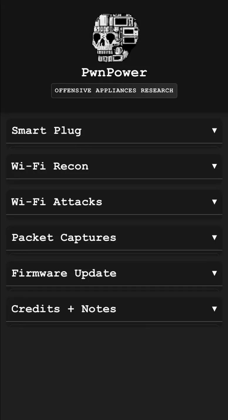 PwnPower Web UI - All Sections